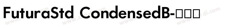 FuturaStd CondensedB字体转换